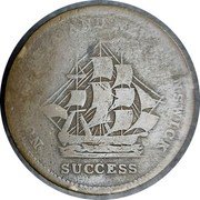 Canada 1/2 Penny (Nova Scotia and New Brunswick) NOVA SCOTIA AND NEW BRUNSWICK SUCCESS coin obverse