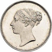 UK 1/2 Sovereign (Victoria Pattern)  coin obverse