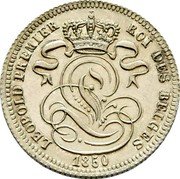 Belgium 1 Centime Leopold I Pattern 1850  LEOPOLD PREMIER ROI DES BELGES 1850 coin reverse Belgium 1 Centime Leopold I Pattern 1850  LEOPOLD PREMIER ROI DES BELGES 1850 coin reverse