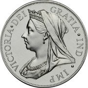 Australia 1 Crown (Victoria Gratia) VICTORIA DEI GRATIA IND IMP coin obverse Australia 1 Crown (Victoria Gratia) VICTORIA DEI GRATIA IND IMP coin obverse