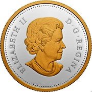 Canada 1 Dollar Alexander Graham Bell. Gilded 2022 Only in set ELIZABETH II D G REGINA coin obverse Canada 1 Dollar Alexander Graham Bell. Gilded 2022 Only in set ELIZABETH II D G REGINA coin obverse