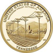 USA 1 Dollar (American Innovation - Tennessee) UNITED STATES OF AMERICA TENNESSEE VALLEY AUTHORITY MMS JPM TENNESSEE coin reverse USA 1 Dollar (American Innovation - Tennessee) UNITED STATES OF AMERICA TENNESSEE VALLEY AUTHORITY MMS JPM TENNESSEE coin reverse