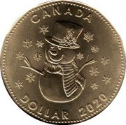 Canada 1 Dollar (Elizabeth II. Snowman) 2020 CANADA DOLLAR coin reverse Canada 1 Dollar (Elizabeth II. Snowman) 2020 CANADA DOLLAR coin reverse