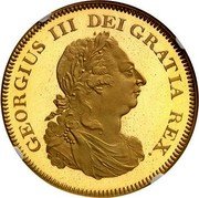 UK 1 Dollar George III mule Pattern ND (1804)  Proof GEORGIUS III DEI GRATIA REX. coin reverse