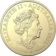 Australia 1 Dollar (The Great Aussie Coin Hunt 3 - Letter S) ELIZABETH II AUSTRALIA 2022 1 DOLLAR coin obverse