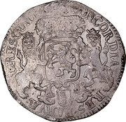 Netherlands 1 Ducaton Silver Rider 1673  CONCORDIA RES PARVÆ CRESCUNT · 1673 coin reverse