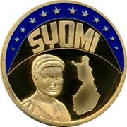 Finland 1 Ecu Princess Margaret of Prussia 1997 SUOMI coin obverse Finland 1 Ecu Princess Margaret of Prussia 1997 SUOMI coin obverse