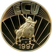 Finland 1 Ecu Princess Margaret of Prussia 1997 ECU 1997 coin reverse Finland 1 Ecu Princess Margaret of Prussia 1997 ECU 1997 coin reverse