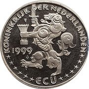Netherlands ECU Beurs van Berlage 1999 In Sets only X# 235 1999 ECU KONINKRIJK DER NEDERLANDEN coin obverse Netherlands ECU Beurs van Berlage 1999 In Sets only X# 235 1999 ECU KONINKRIJK DER NEDERLANDEN coin obverse