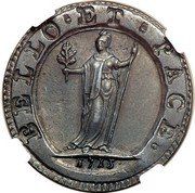 UK 1 Farthing (Anna 'Bello et Pace' Pattern) BELLO ET PACE 1713 coin reverse UK 1 Farthing (Anna 'Bello et Pace' Pattern) BELLO ET PACE 1713 coin reverse