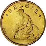 Belgium 1 Franc (Albert I Dutch text - Pattern) BELGIË BONNETAIN coin obverse Belgium 1 Franc (Albert I Dutch text - Pattern) BELGIË BONNETAIN coin obverse