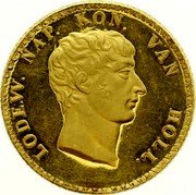 Netherlands 1 Gulden (Louis Napoleon Pattern) LODEW. NAP. KON. VAN HOLL coin obverse Netherlands 1 Gulden (Louis Napoleon Pattern) LODEW. NAP. KON. VAN HOLL coin obverse