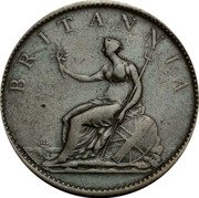 UK 1 Penny (Annand Smith) BRITANNIA coin obverse