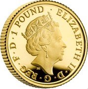 UK 1 Pound The Britannia 2022 2022 in set ELIZABETH II • D • G • REG • F • D • 1 POUND • 2022•. coin obverse UK 1 Pound The Britannia 2022 2022 in set ELIZABETH II • D • G • REG • F • D • 1 POUND • 2022•. coin obverse