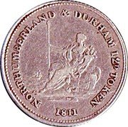 UK 1 Shilling Northumberland - Newcastle upon Tyne J. Robertson 1811  NORTHUMBERLAND & DURHAM 12D TOKEN 1811 coin reverse UK 1 Shilling Northumberland - Newcastle upon Tyne J. Robertson 1811  NORTHUMBERLAND & DURHAM 12D TOKEN 1811 coin reverse