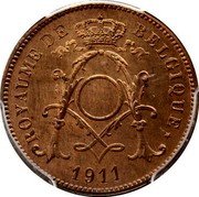 Belgium 10 Centimes (Albert I - Pattern Strike) KM# Pn162 ROYAUME DE BELGIQUE 1911 coin obverse Belgium 10 Centimes (Albert I - Pattern Strike) KM# Pn162 ROYAUME DE BELGIQUE 1911 coin obverse