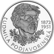 Slovakia 10 Euro 150th anniversary of the birth of Ludmila Podjavorinska 2022 MK ĹUDMILA PODJAVORINSKÁ 1872/1951 coin reverse Slovakia 10 Euro 150th anniversary of the birth of Ludmila Podjavorinska 2022 MK ĹUDMILA PODJAVORINSKÁ 1872/1951 coin reverse