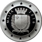 Malta 10 Euro Dom Mintoff 2016 Proof 2016 MALTA coin obverse
