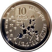 Belgium 10 Euro (Tijl Uilenspiegel) BELGIQUE BELGIE BELGIEN 10 EURO 2017 LL coin obverse