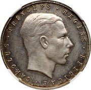 Belgium 1000 Francs Leopold III Pattern 1949  CAROLUS PRINCEPS REGENS BELGICAE coin obverse Belgium 1000 Francs Leopold III Pattern 1949  CAROLUS PRINCEPS REGENS BELGICAE coin obverse