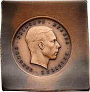 Belgium 1000 Francs Leopold III Pattern Klippe ND (1949)  KM# TS16 CAROLUS PRINCEPS REGENS BELGICAE coin obverse Belgium 1000 Francs Leopold III Pattern Klippe ND (1949)  KM# TS16 CAROLUS PRINCEPS REGENS BELGICAE coin obverse