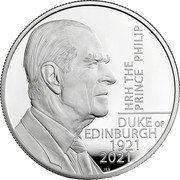 UK 1000 Pounds Elizabeth II Prince Philip 2021  Proof HRH THE PRINCE PHILIP DUKE OF EDINBURGH 1921 2021 IRB coin reverse UK 1000 Pounds Elizabeth II Prince Philip 2021  Proof HRH THE PRINCE PHILIP DUKE OF EDINBURGH 1921 2021 IRB coin reverse