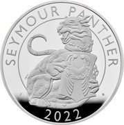 UK 1000 Pounds (Elizabeth II Seymour Panther) SEYMOUR PANTHER 2022 coin reverse UK 1000 Pounds (Elizabeth II Seymour Panther) SEYMOUR PANTHER 2022 coin reverse