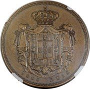 Portugal 1000 Reis (Maria II Pattern) KM# Pn104 1000 REIS coin reverse Portugal 1000 Reis (Maria II Pattern) KM# Pn104 1000 REIS coin reverse