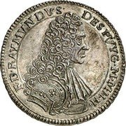 Malta 12 Tari (Ramon Despuig) F D RAYMVNDVS DESPVYG M M H H coin obverse Malta 12 Tari (Ramon Despuig) F D RAYMVNDVS DESPVYG M M H H coin obverse