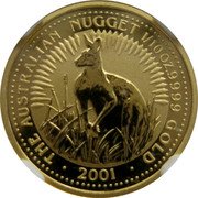 Australia 15 Dollars Kangaroo 2001 ELIZABETH II AUSTRALIA 15 DOLLARS coin reverse Australia 15 Dollars Kangaroo 2001 ELIZABETH II AUSTRALIA 15 DOLLARS coin reverse