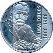 Netherlands 2 1/2 Ecu 10th Deathanniversary 3rd Minister-President Willem Drees 1998 Proof WILLEM DREES 1886-1988 coin reverse Netherlands 2 1/2 Ecu 10th Deathanniversary 3rd Minister-President Willem Drees 1998 Proof WILLEM DREES 1886-1988 coin reverse