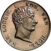 Netherlands 2 1/2 Guldens (Louis Napoleon Pattern) NAP. LODEW. I. KON. VAN HOLL. coin obverse Netherlands 2 1/2 Guldens (Louis Napoleon Pattern) NAP. LODEW. I. KON. VAN HOLL. coin obverse