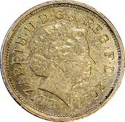 New Zealand 2 Dollars Elizabeth II 4th Portrait Mule 2002  mule ELIZABETH II D G REG F D 2002 IRB coin obverse New Zealand 2 Dollars Elizabeth II 4th Portrait Mule 2002  mule ELIZABETH II D G REG F D 2002 IRB coin obverse