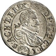 Austria 2 Kreuzer 1624 (m) KM# 490 Standart Coinage S A CH E B REX ...DI ITD C R I 2 coin obverse