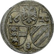 Austria 2 Pfennig 1625 KM# 564 Standart Coinage coin obverse Austria 2 Pfennig 1625 KM# 564 Standart Coinage coin obverse