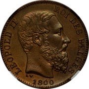 Belgium 20 Francs (Leopold II - Piedfort) LEOPOLD II ROI DES BELGES L W 1800 coin obverse Belgium 20 Francs (Leopold II - Piedfort) LEOPOLD II ROI DES BELGES L W 1800 coin obverse