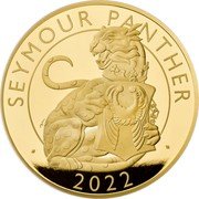 UK 2000 Pounds Elizabeth II Seymour Panther 2022  Proof SEYMOUR PANTHER 2022 coin reverse UK 2000 Pounds Elizabeth II Seymour Panther 2022  Proof SEYMOUR PANTHER 2022 coin reverse