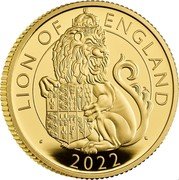 UK 25 Pounds Tudor Beast IIX - The Lion Of England 2022 LION OF ENGLAND 2022 coin reverse UK 25 Pounds Tudor Beast IIX - The Lion Of England 2022 LION OF ENGLAND 2022 coin reverse