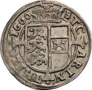 Austria 3 Kreuzer (Archduke Ferdinand Klagenfurt) KM# 16 ETC ARIN THI ZC coin reverse Austria 3 Kreuzer (Archduke Ferdinand Klagenfurt) KM# 16 ETC ARIN THI ZC coin reverse