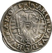 Austria 3 Kreuzer (Rudolf II Vienna) KM# 17 ARCHI D AVS D (3) BVR MA MO coin reverse Austria 3 Kreuzer (Rudolf II Vienna) KM# 17 ARCHI D AVS D (3) BVR MA MO coin reverse