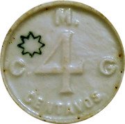 Portugal 4 Centavos (Estrela) C.M.G 4 CENTAVOS coin reverse Portugal 4 Centavos (Estrela) C.M.G 4 CENTAVOS coin reverse