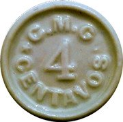 Portugal 4 Centavos (4 centavos) C.M.G. 4 CENTAVOS coin reverse Portugal 4 Centavos (4 centavos) C.M.G. 4 CENTAVOS coin reverse