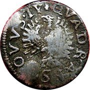 Austria 4 Heller (Vierer) Quadrans - Leopold V ND KM# 235 QVADRANS NOVVS TY coin reverse