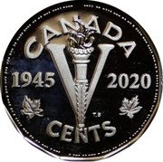 Canada 5 Cents (George VI) 1945 2020 CANADA V CENTS coin reverse Canada 5 Cents (George VI) 1945 2020 CANADA V CENTS coin reverse