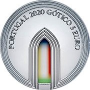 Portugal 5 Euro (Gotic) 2020 5 EURO GÓTICO PORTUGAL coin obverse Portugal 5 Euro (Gotic) 2020 5 EURO GÓTICO PORTUGAL coin obverse