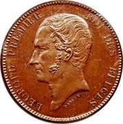 Belgium 5 Francs (Leopold I - Pattern) LEOPOLD PREMIER ROI DES BELGES DARGENT F. coin obverse Belgium 5 Francs (Leopold I - Pattern) LEOPOLD PREMIER ROI DES BELGES DARGENT F. coin obverse