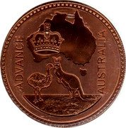 Australia 5 Shillings (1 Crown) (Edward VII -Piedfort) ADVANCE AUSTRALIA coin reverse Australia 5 Shillings (1 Crown) (Edward VII -Piedfort) ADVANCE AUSTRALIA coin reverse