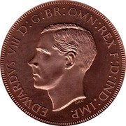 Australia 5 Shillings (1 Crown) (Edward VIII) EDWARD VIII D G BR OMN REX F D IND IMP D R G coin obverse Australia 5 Shillings (1 Crown) (Edward VIII) EDWARD VIII D G BR OMN REX F D IND IMP D R G coin obverse