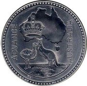 Australia 5 Shillings (Edward VIII - King) ADVANCE AUSTRALIA coin reverse Australia 5 Shillings (Edward VIII - King) ADVANCE AUSTRALIA coin reverse
