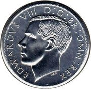 Australia 5 Shillings (Edward VIII - Pattern) EDWARDVS VIII D G BR OMN REX coin obverse Australia 5 Shillings (Edward VIII - Pattern) EDWARDVS VIII D G BR OMN REX coin obverse